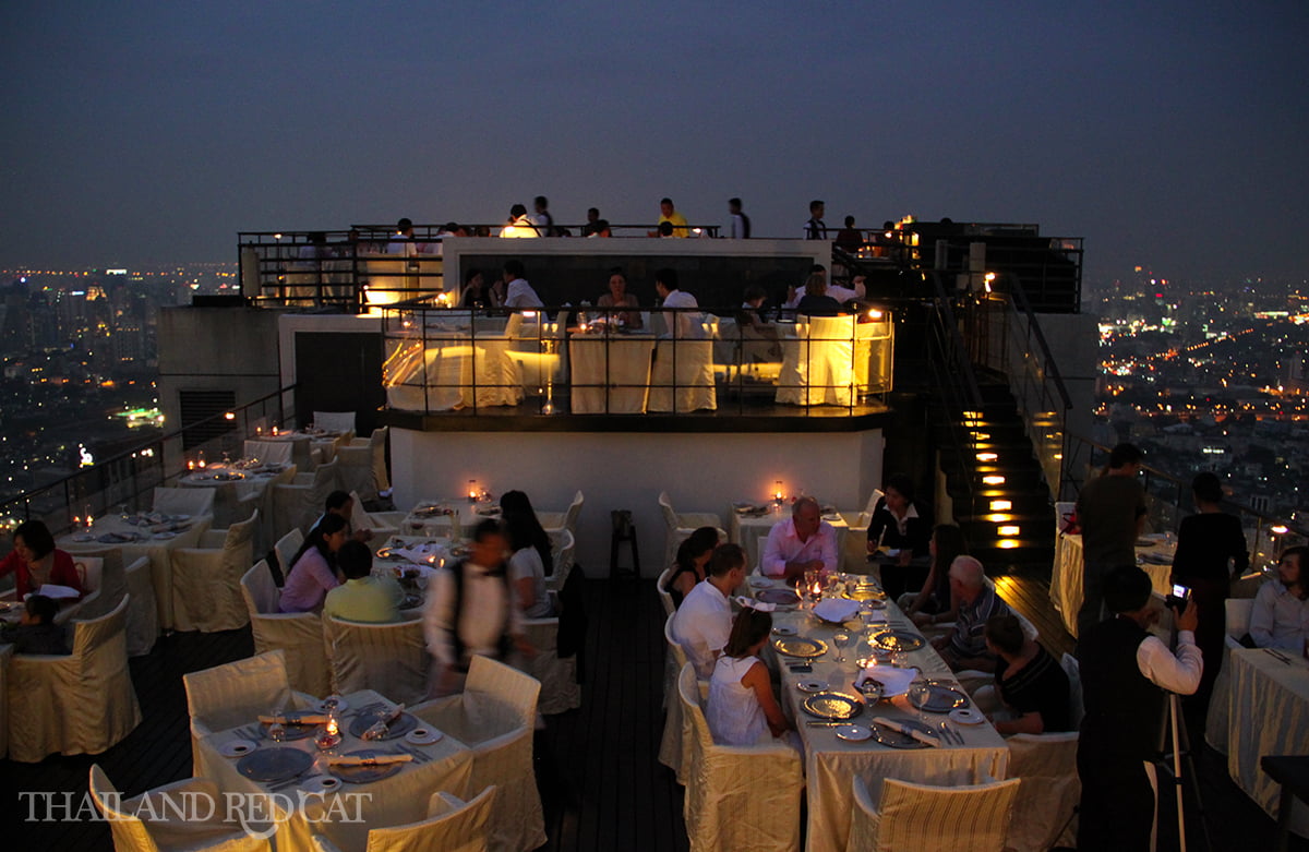 Bangkok Moon Bar at Night