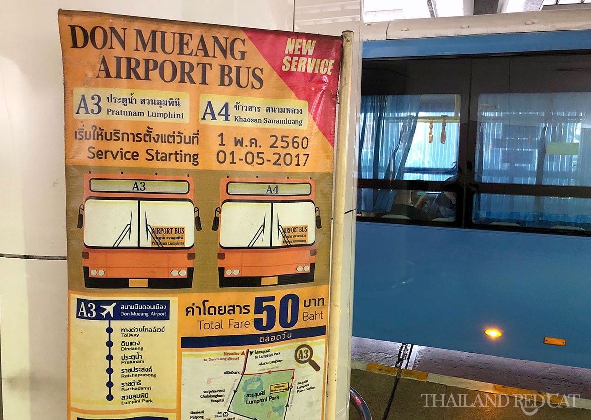 Don Mueang to Khaosan Bus