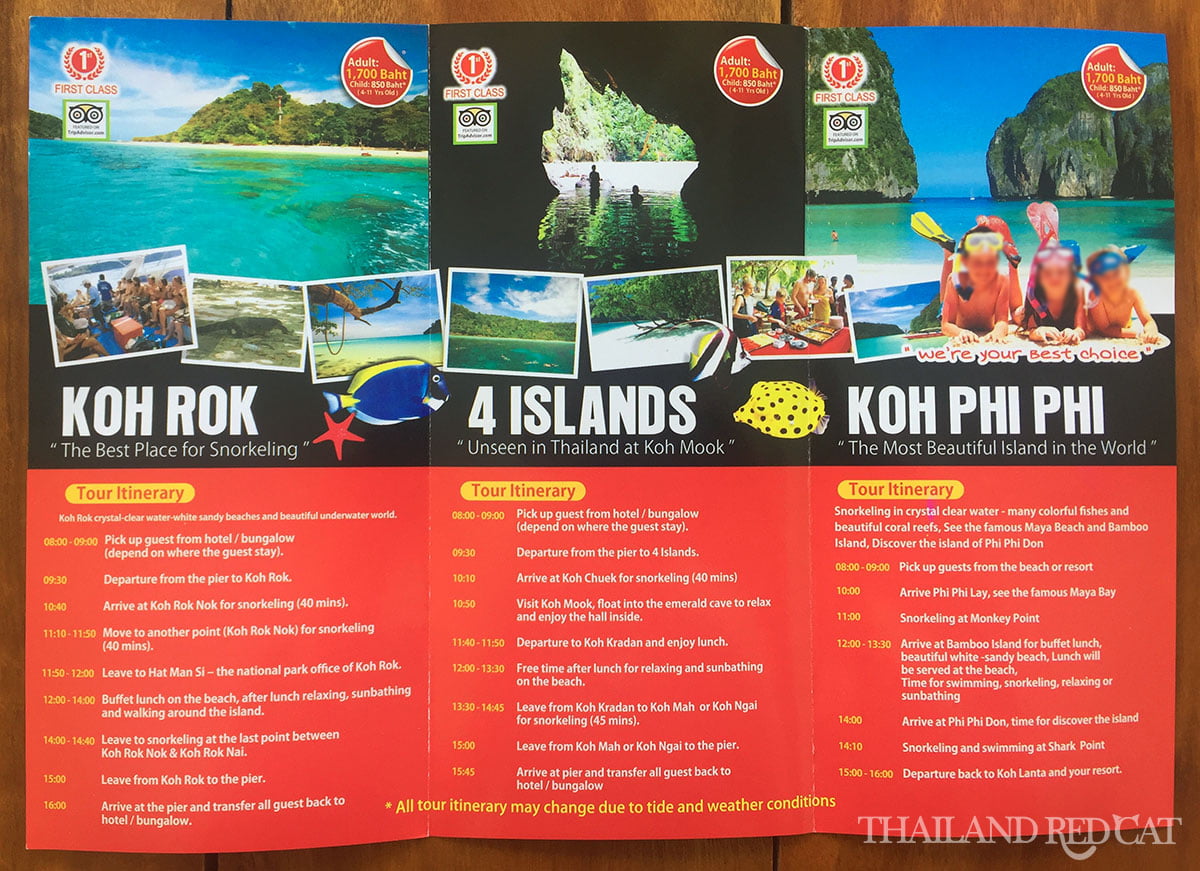 Koh Rok Trip Prices