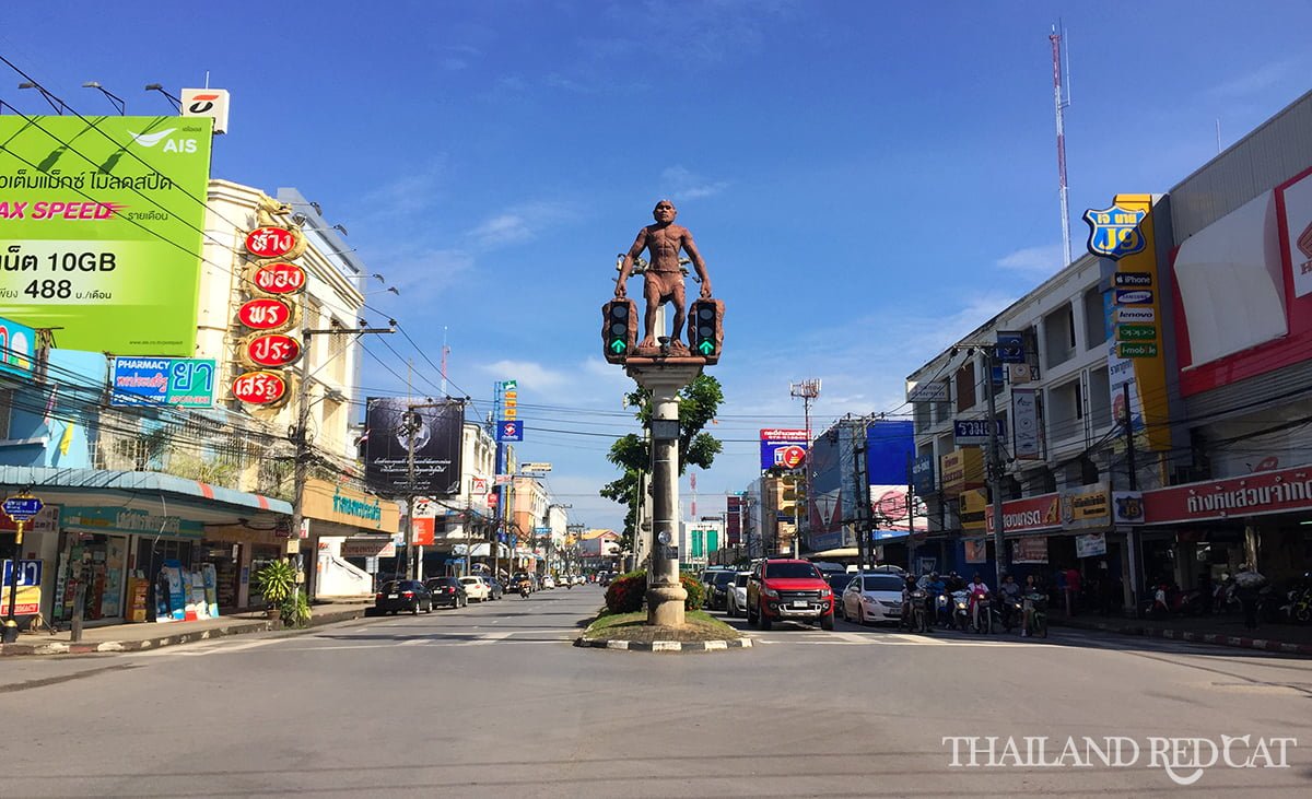 Krabi Town Cavemen Traffic Lights