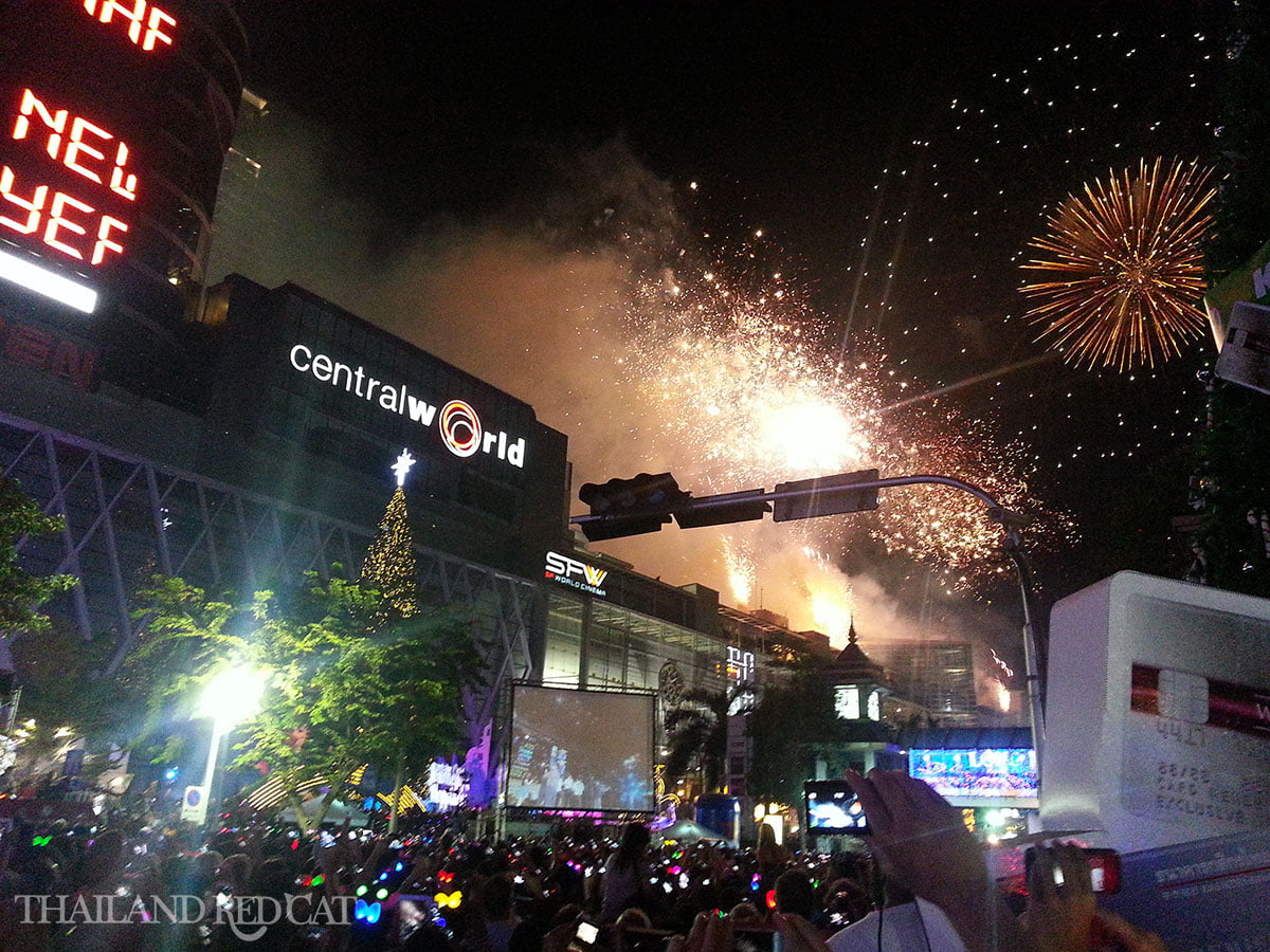 New Year's Eve Fireworks in Bangkok