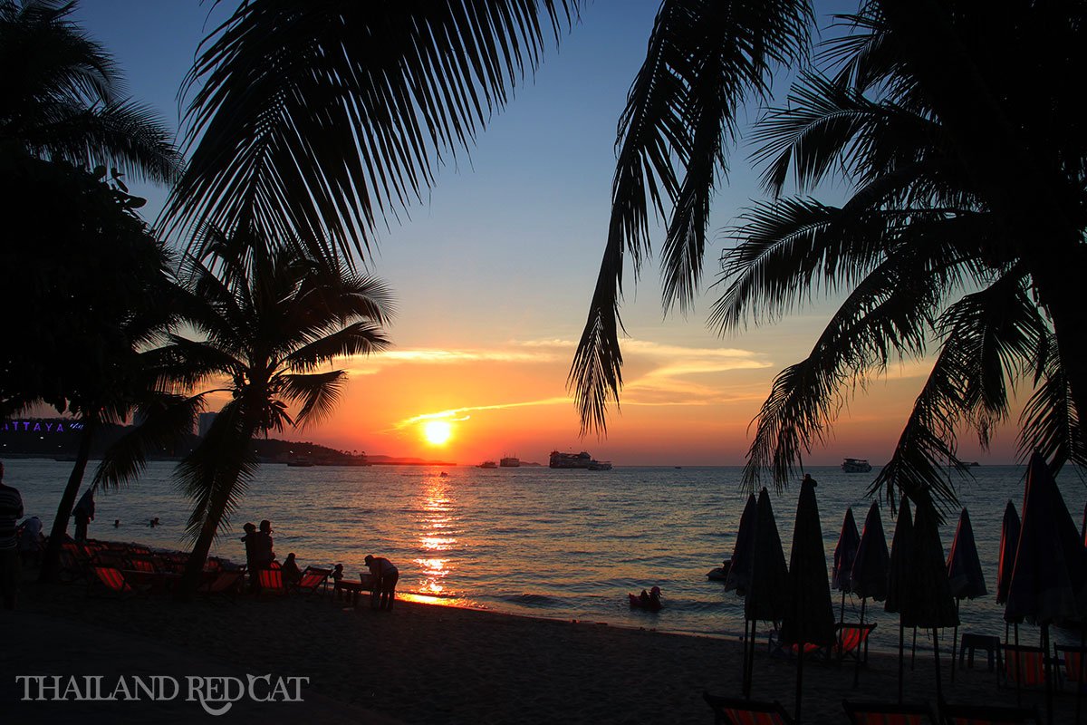 Pattaya Beach Sunset