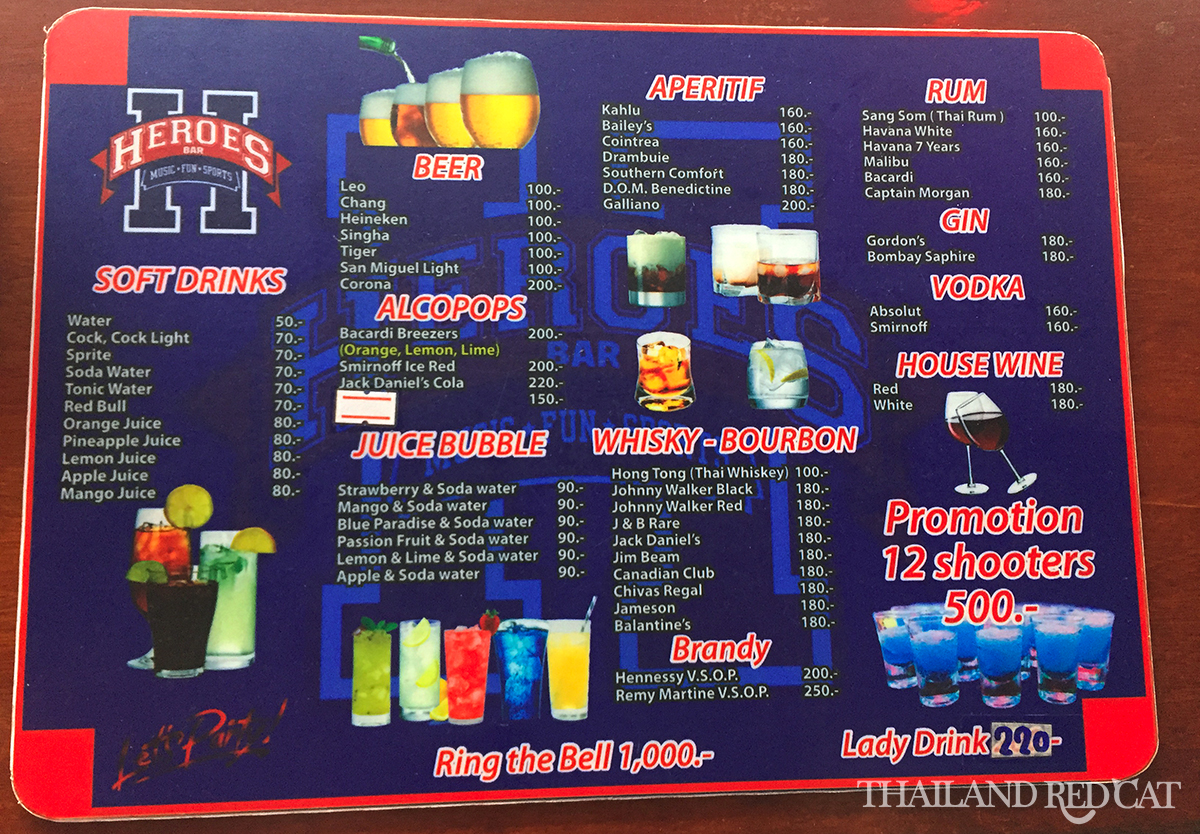 Phuket Girly Bar Prices