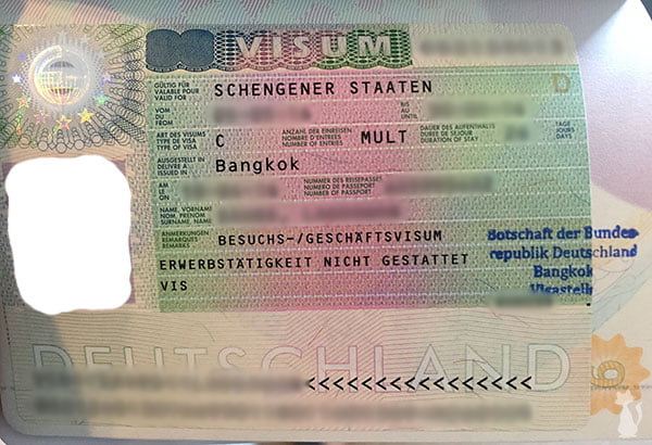 Schengen Visa For Thai Girlfriend