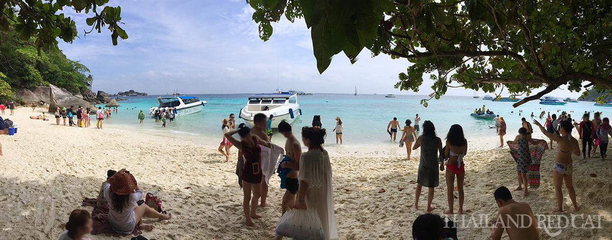 Similan Islands Crowded Beach