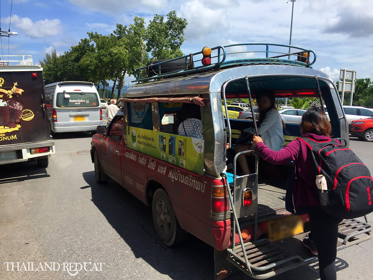 Songthaew in Krabi Town