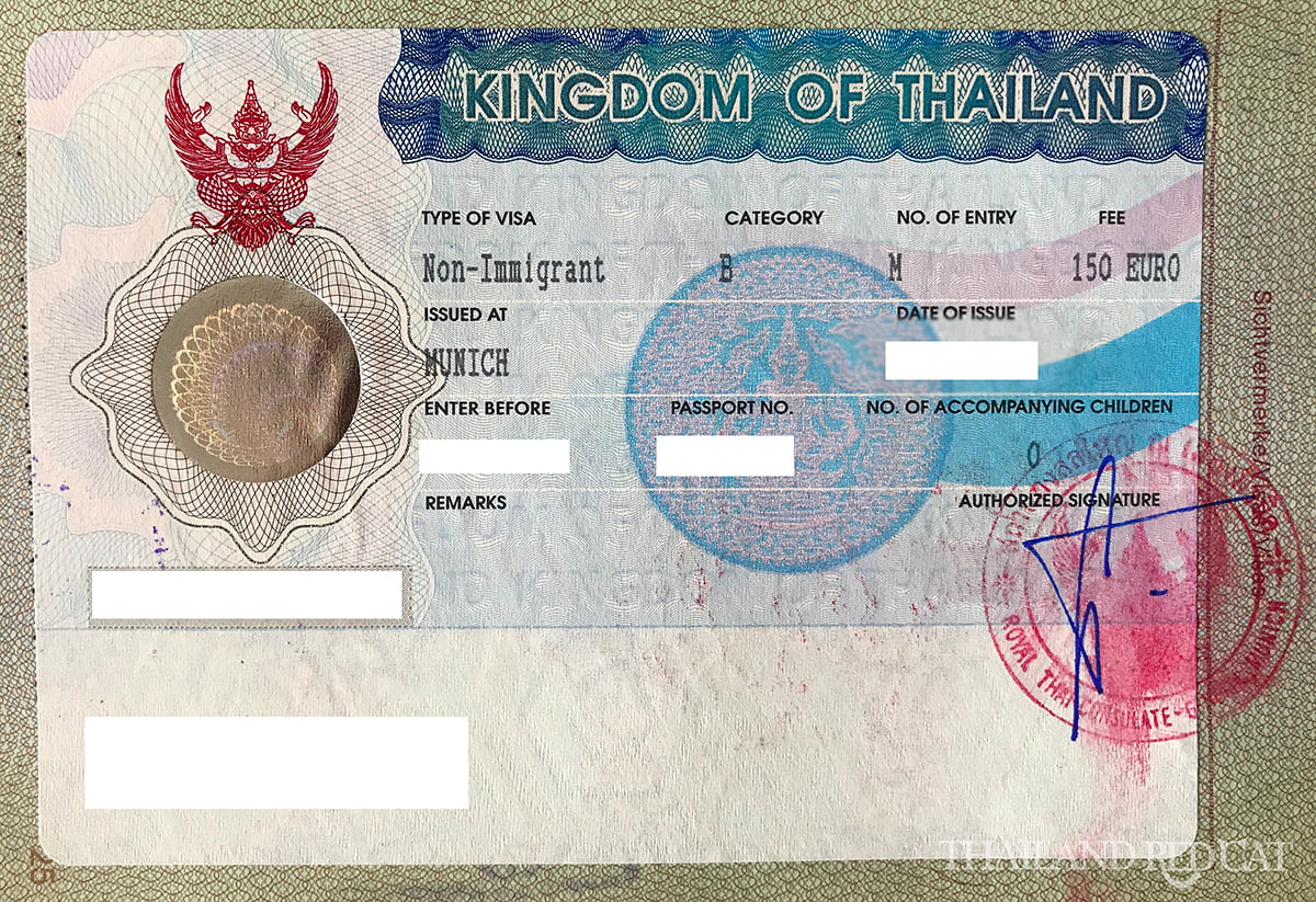 convert tourist visa to non immigrant o visa in thailand