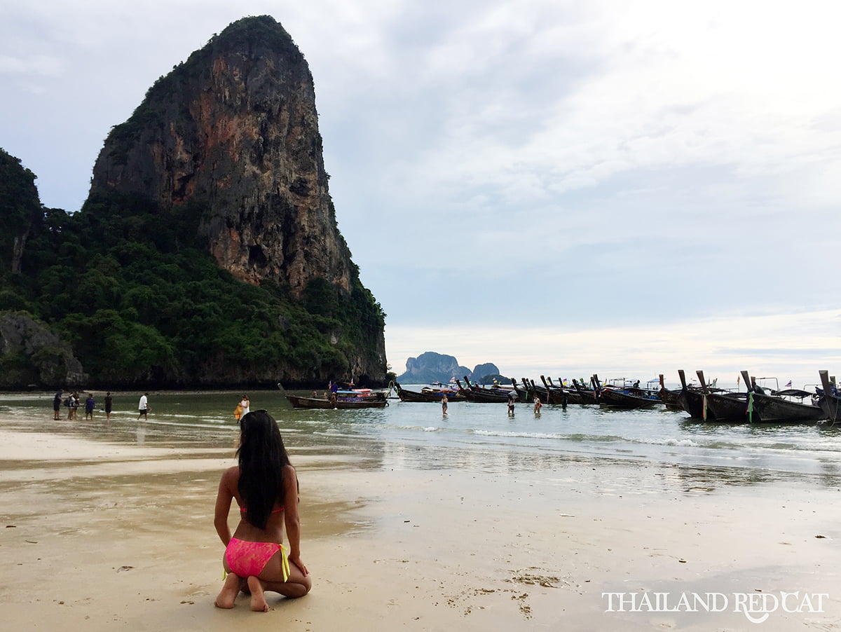 Thai Girl on Railay Beach