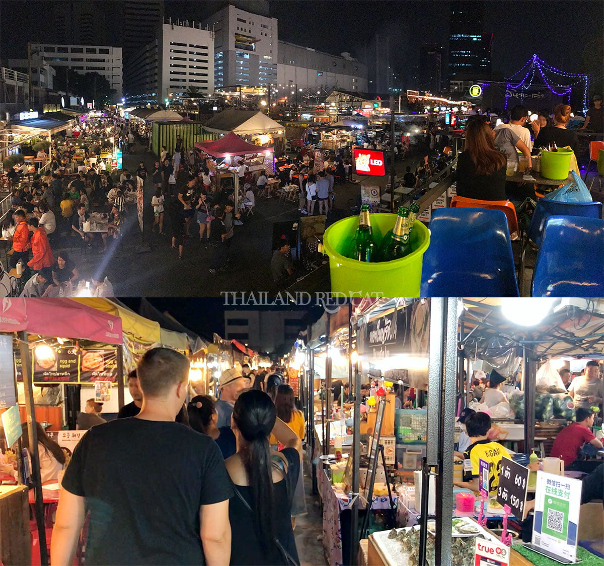 Train Night Market Bangkok